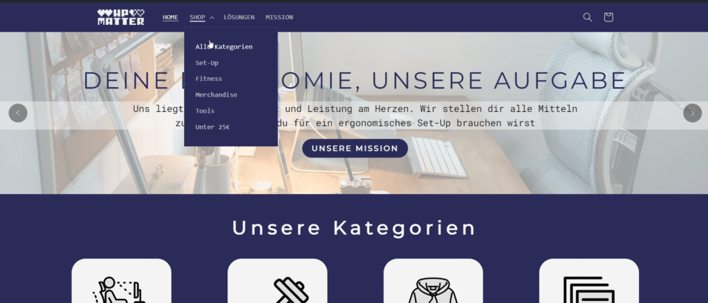 hp-matter website